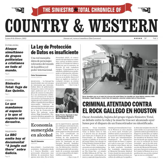 Siniestro Total publica 'Country & Western', su nuevo álbum, el 14 de septiembre