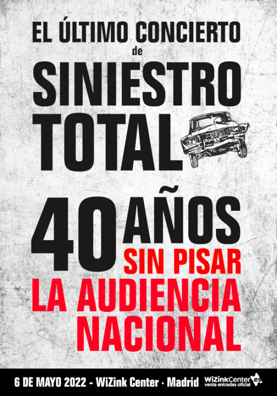 El último concierto. 40 años sin pisar la Audiencia Nacional.