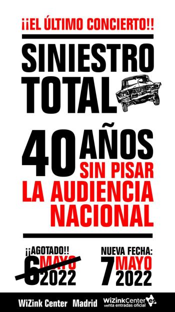 El último concierto. 40 años sin pisar la Audiencia Nacional.